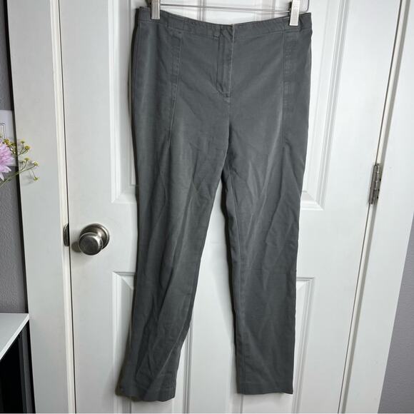 T Alexander Wang Grey Ankle Zip Skinny Ankle Crop Casual Pants Size Medium - Picture 1 of 5
